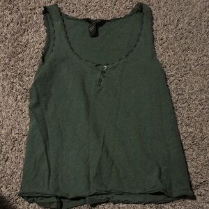 Banana Republic Forest Green Tank Top